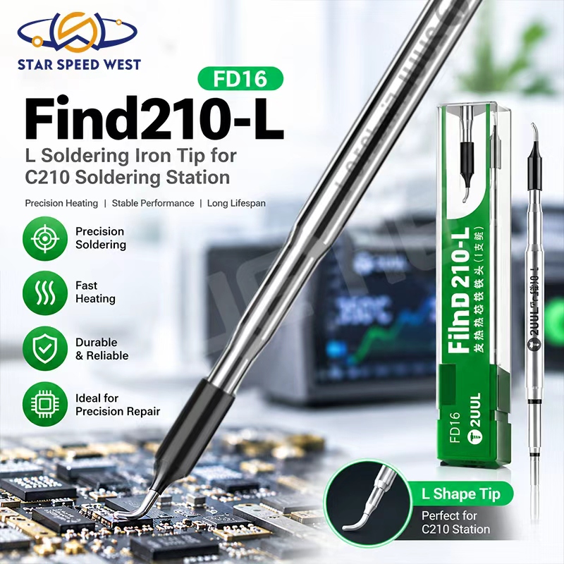 C210 Precision Soldering Station - 2UUL FD16 Find210-L Pengganti Mata Solder