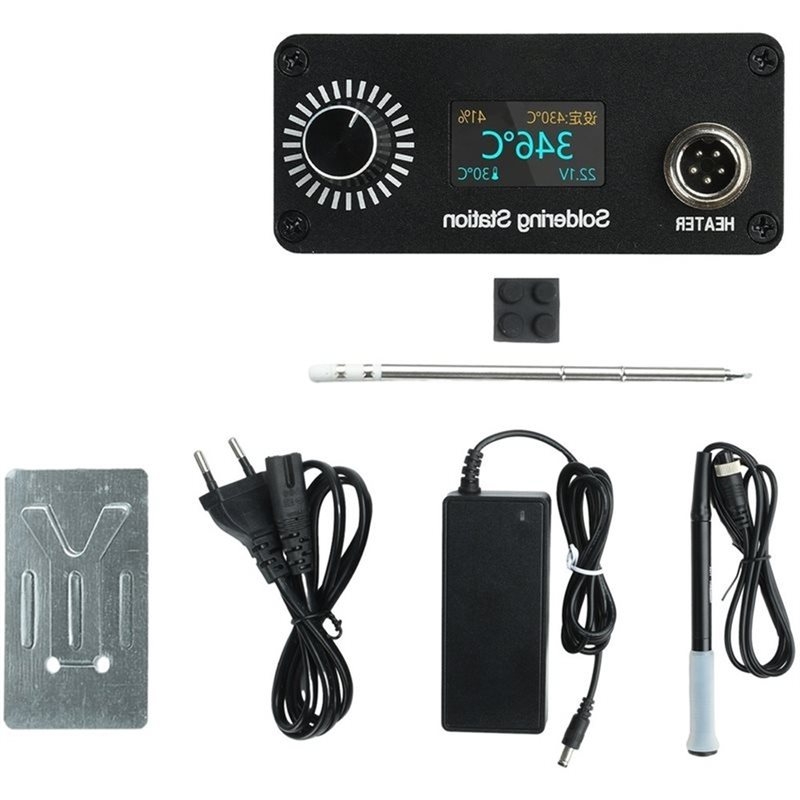 T12 Soldering Station Oled - AB11-T12 Untuk Perbaikan Rumah, Stasiun Penyolderan