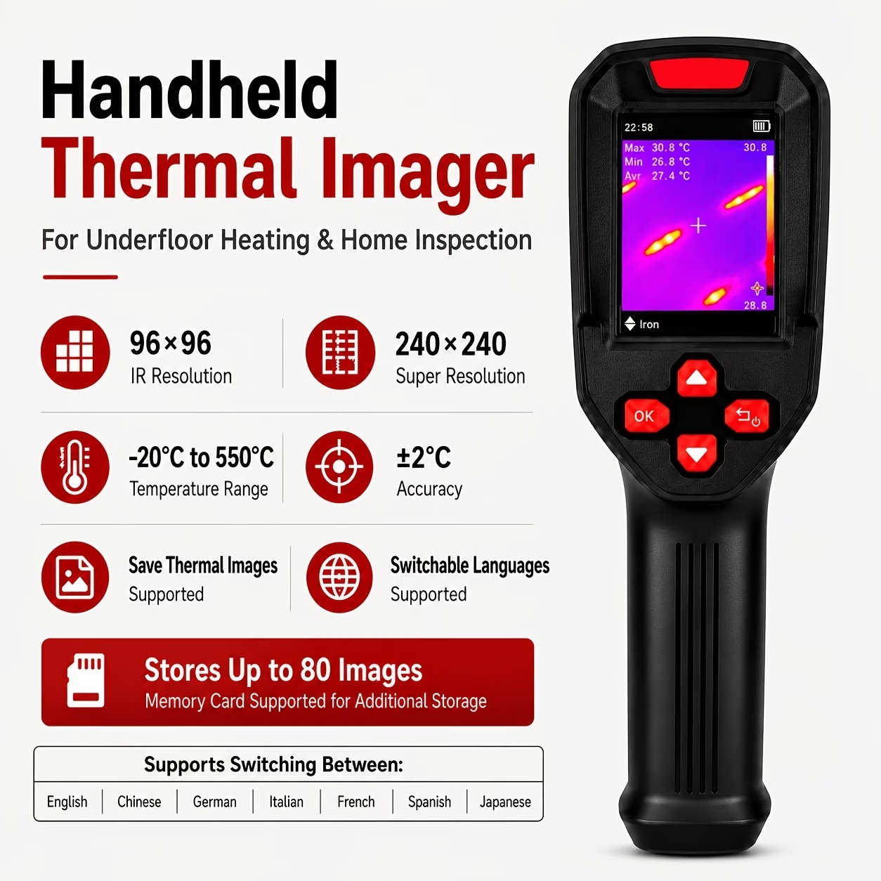 Thermal Imaging Camera Pcb Repair - Kamera Pencitraan Termal Isi Ulang USB