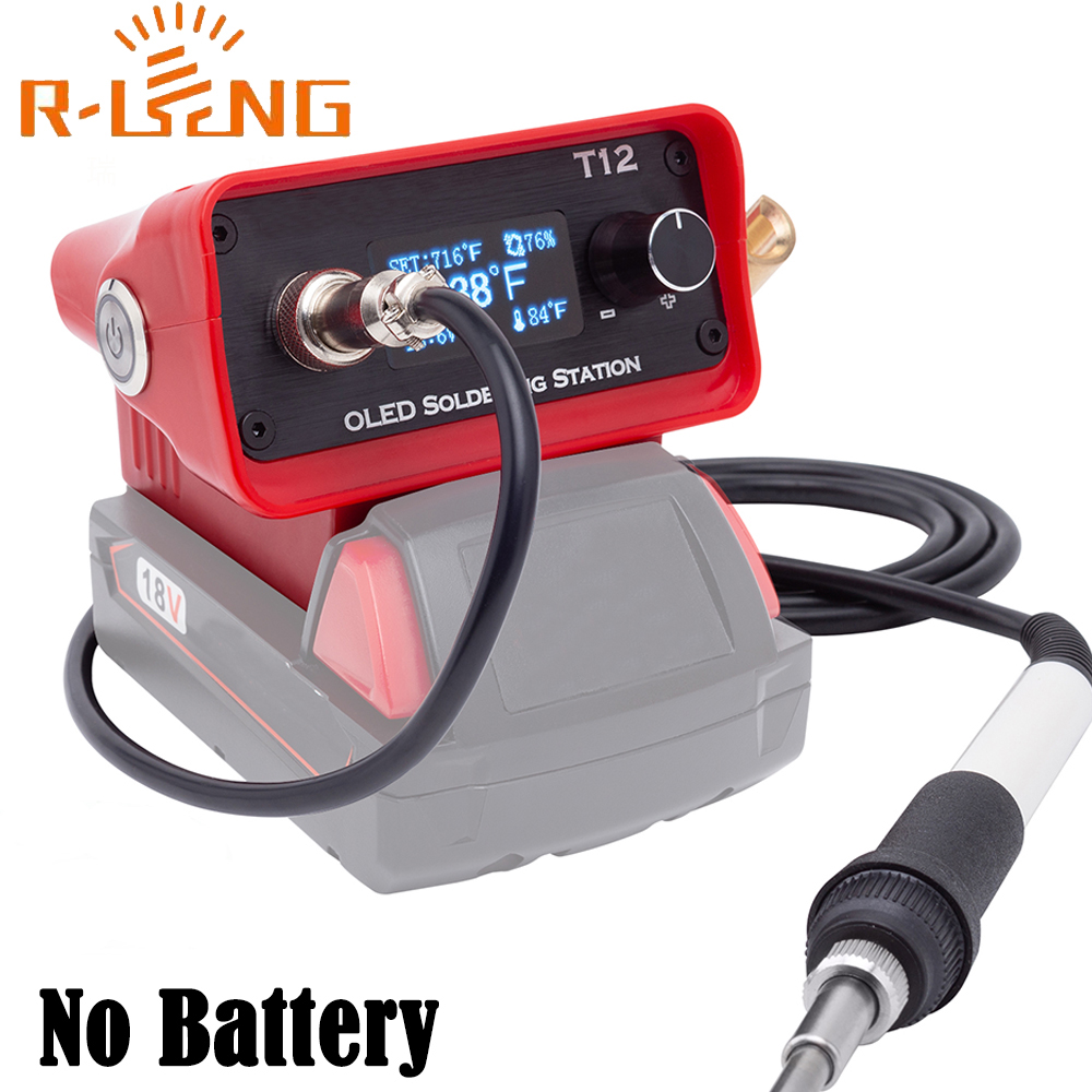 T12 Soldering Station Oled - Stasiun besi solder T12 OLED Stasiun