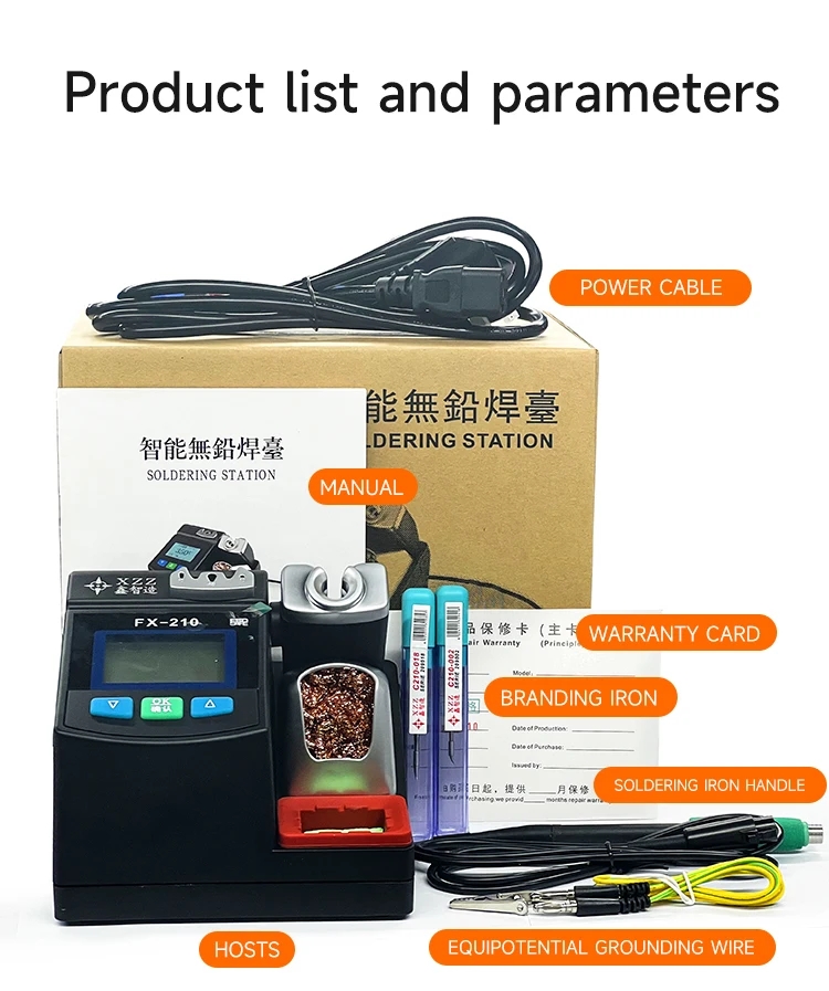 C210 Precision Soldering Station - Stasiun Solder Presisi Super XZZ FX-210