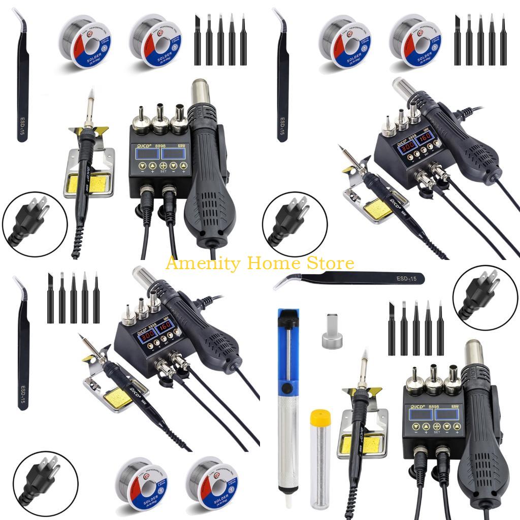 2 In 1 Soldering Rework Station 750W - F26C 2 In 1 Stasiun Las