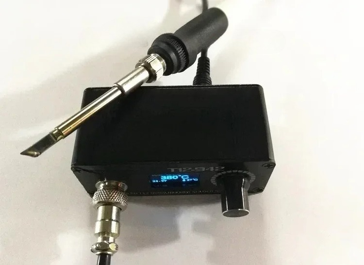 MINI T12 STC OLED Stasiun Sold - T12 Soldering Station Oled ulasan dan harga