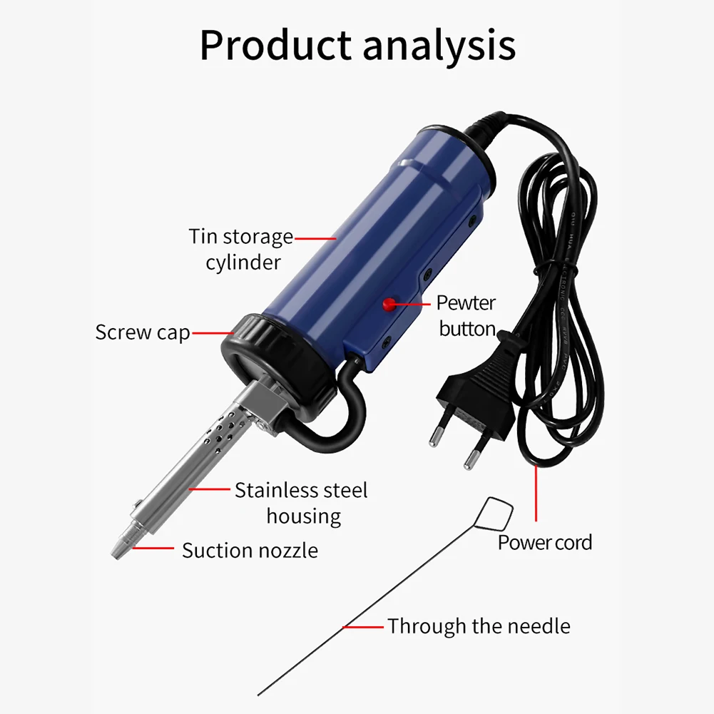 Mesin Desolder Otomatis BBT-58 - Desoldering Pump Electric Vacuum Station ulasan dan harga