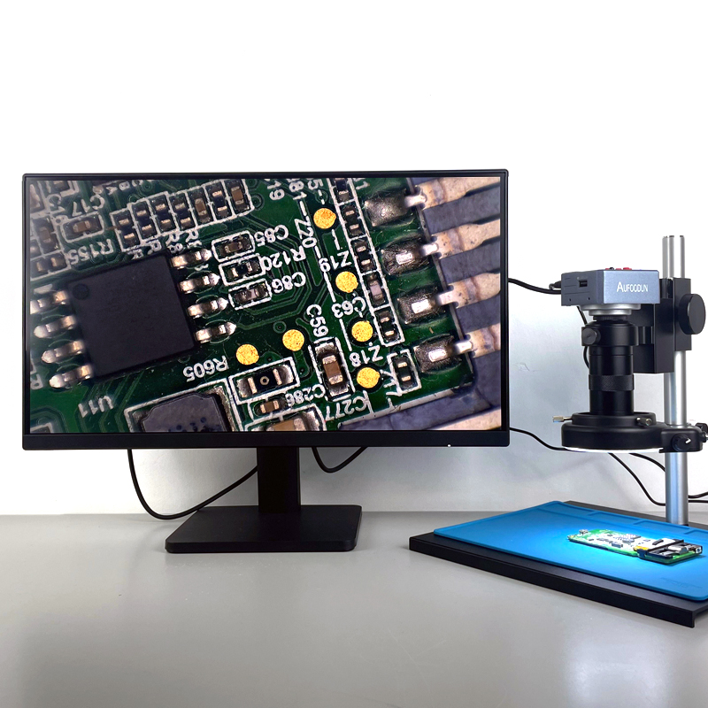 Full HD 4K 60FPS Ultra HD 1080 - 4K Microscope Camera Sony Sensor ulasan dan harga