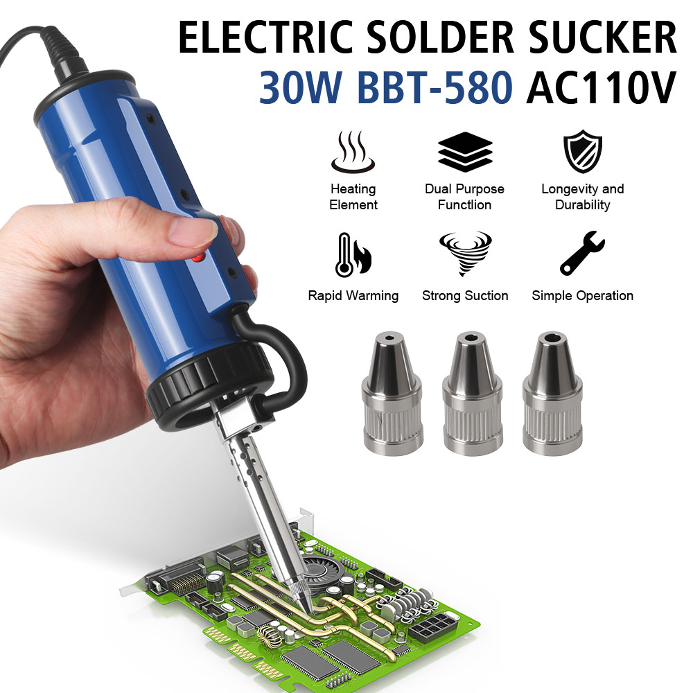 Alat Penyedot Timah Solder Ele - Desoldering Pump Electric Vacuum Station ulasan dan harga