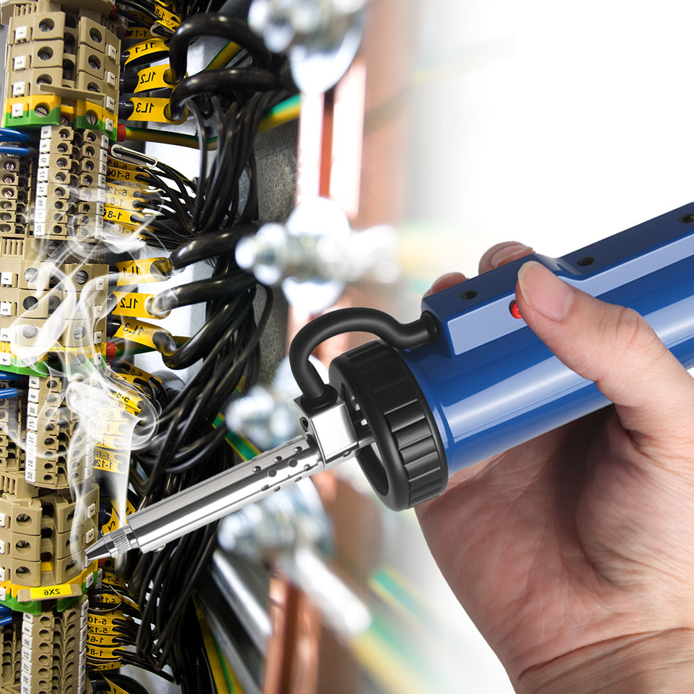 Alat Penyedot Timah Solder Ele - Desoldering Pump Electric Vacuum Station ulasan dan harga