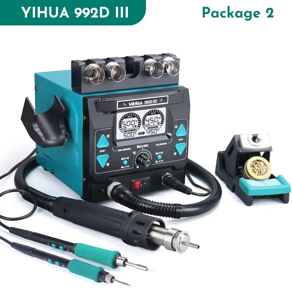 YIHUA992D-III 1000W Kit Solder - C210 Precision Soldering Station ulasan dan harga